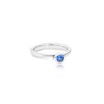 Tamara Comolli Bouton ring solitaire white gold with moonstone