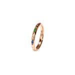 Tamara Comolli Gypsy Ring rose gold with diamonds and sapphire