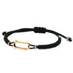 Iconic Motion Textile Gold Bracelet 3T - Or Rose