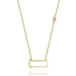 Iconic Motion Gold Pendant 3T - Or Jaune