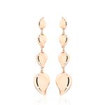 Tamara Comolli Signature Wave Earrings rose gold with 4 drop elements